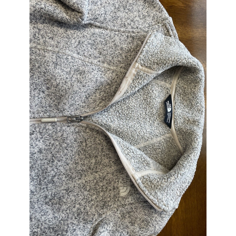 North‎ Face Women's Full Zip Jacket Heather Gray Small